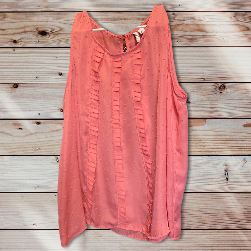 Elle Coral Dress Top